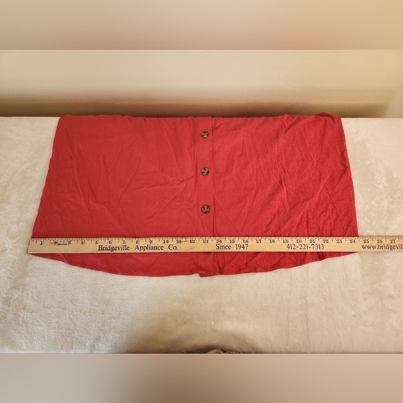 Market & Spruce Wide Strap Camisole  Size 1X Red/Orange - Picture 7 of 8